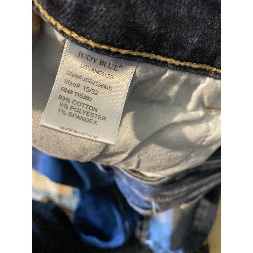 Judy Blue Boyfriend Fit Jeans Distressed‎ Women's Size 15/32 JB82156MD - Picture 5 of 6